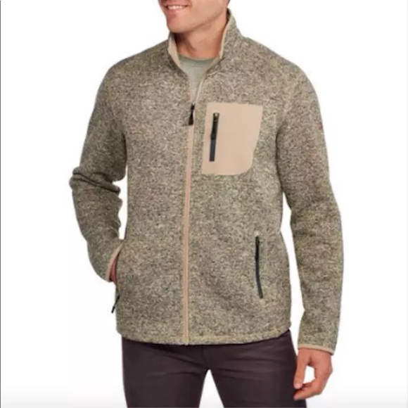 Swiss Tech Fleece Jacket Marled Tangray 